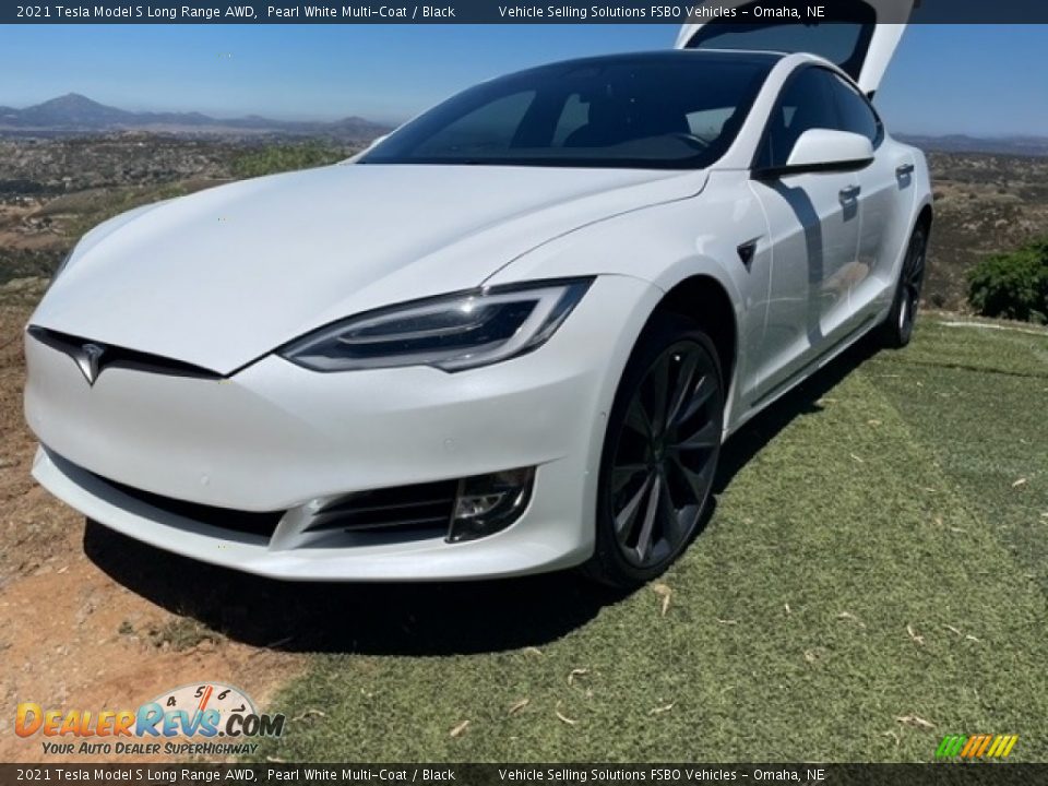 Pearl White Multi-Coat 2021 Tesla Model S Long Range AWD Photo #5