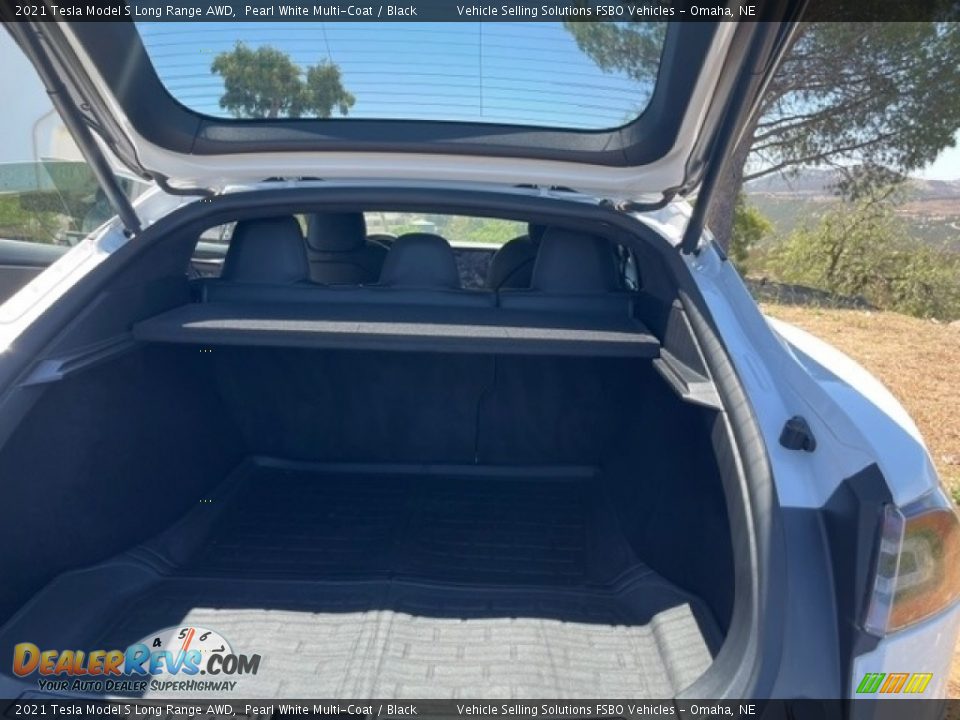 2021 Tesla Model S Long Range AWD Pearl White Multi-Coat / Black Photo #6