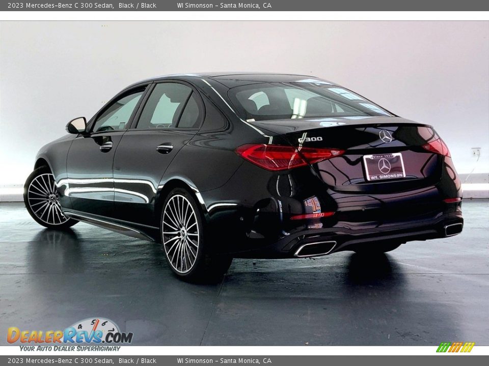 2023 Mercedes-Benz C 300 Sedan Black / Black Photo #2