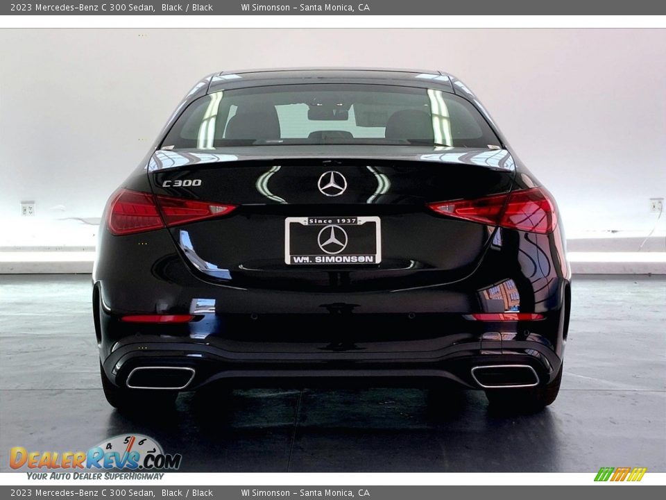 2023 Mercedes-Benz C 300 Sedan Black / Black Photo #3