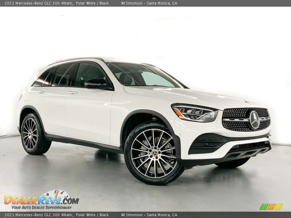 2021 Mercedes-Benz GLC 300 4Matic Polar White / Black Photo #2