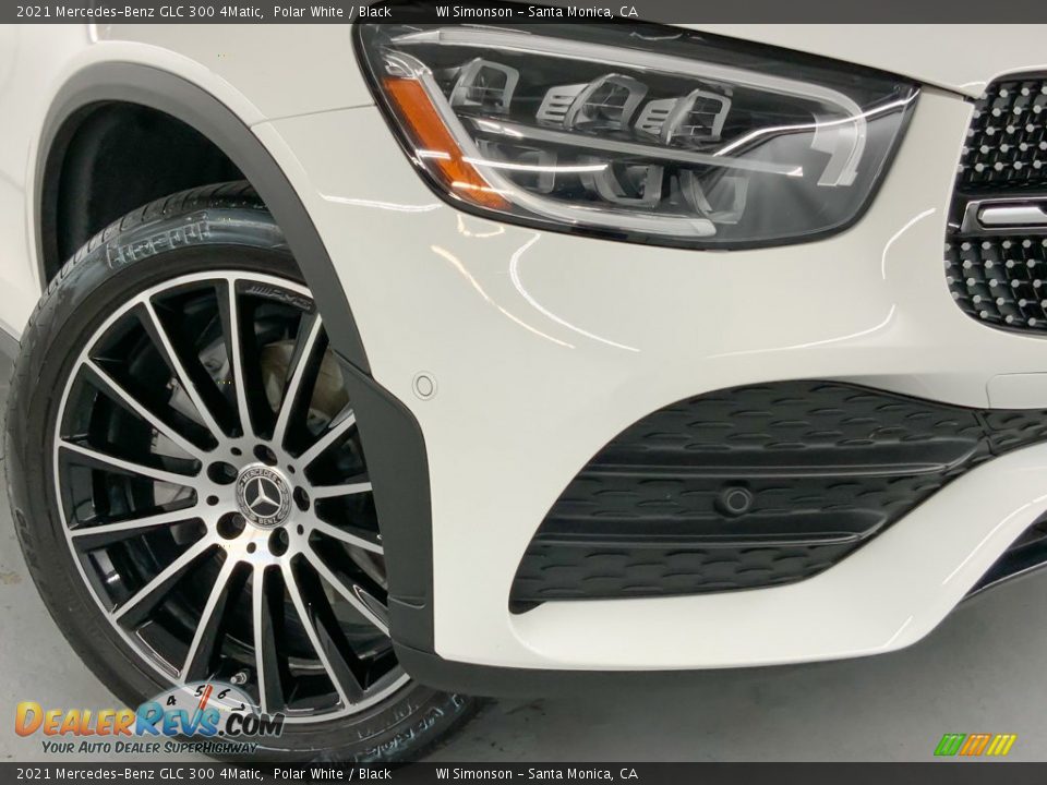 2021 Mercedes-Benz GLC 300 4Matic Polar White / Black Photo #3