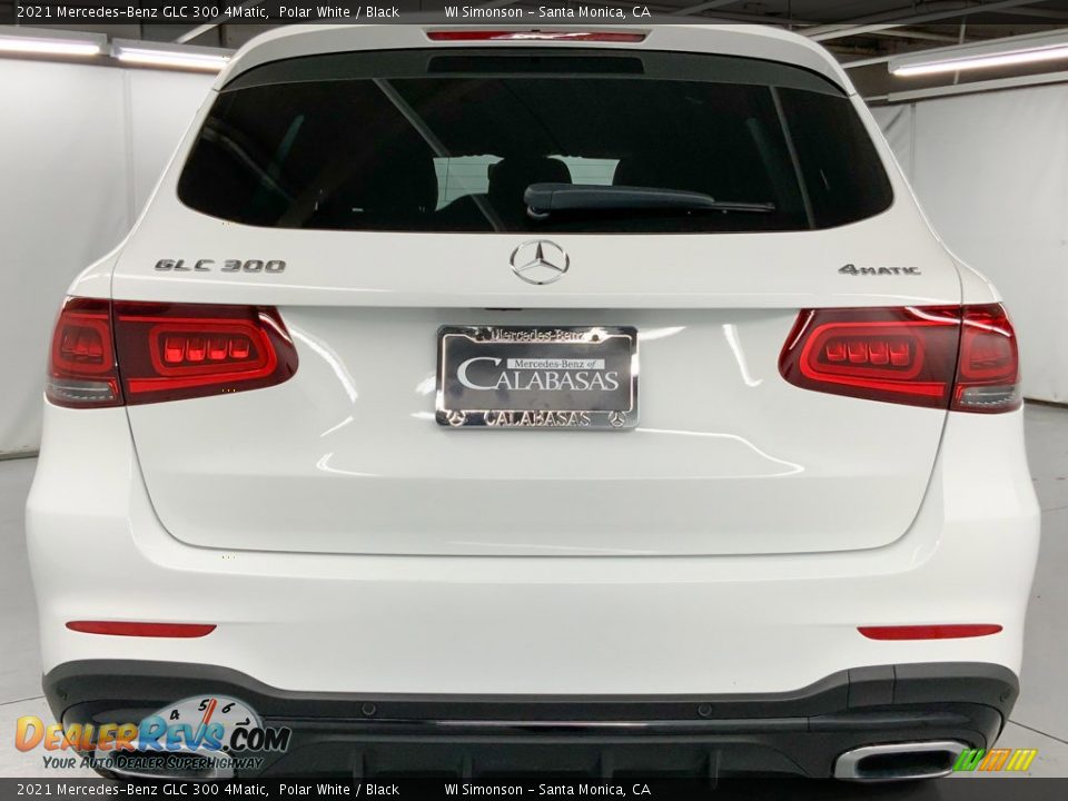 2021 Mercedes-Benz GLC 300 4Matic Polar White / Black Photo #7