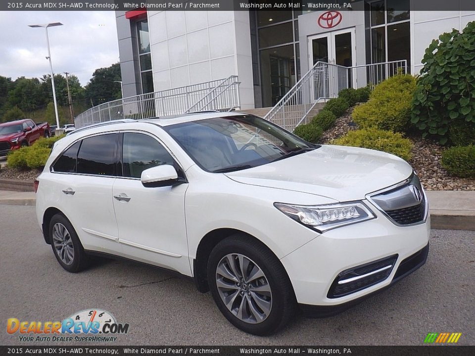 Front 3/4 View of 2015 Acura MDX SH-AWD Technology Photo #1