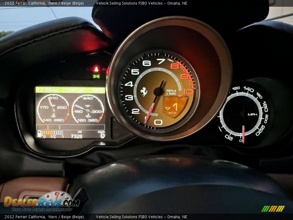 2012 Ferrari California  Gauges Photo #6