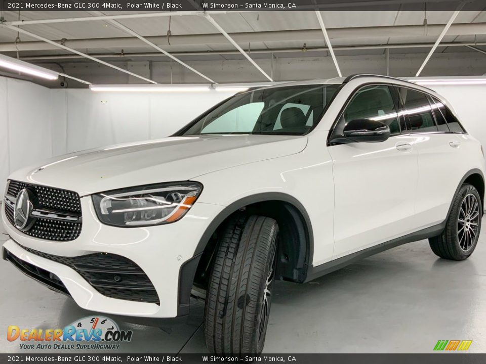 2021 Mercedes-Benz GLC 300 4Matic Polar White / Black Photo #14