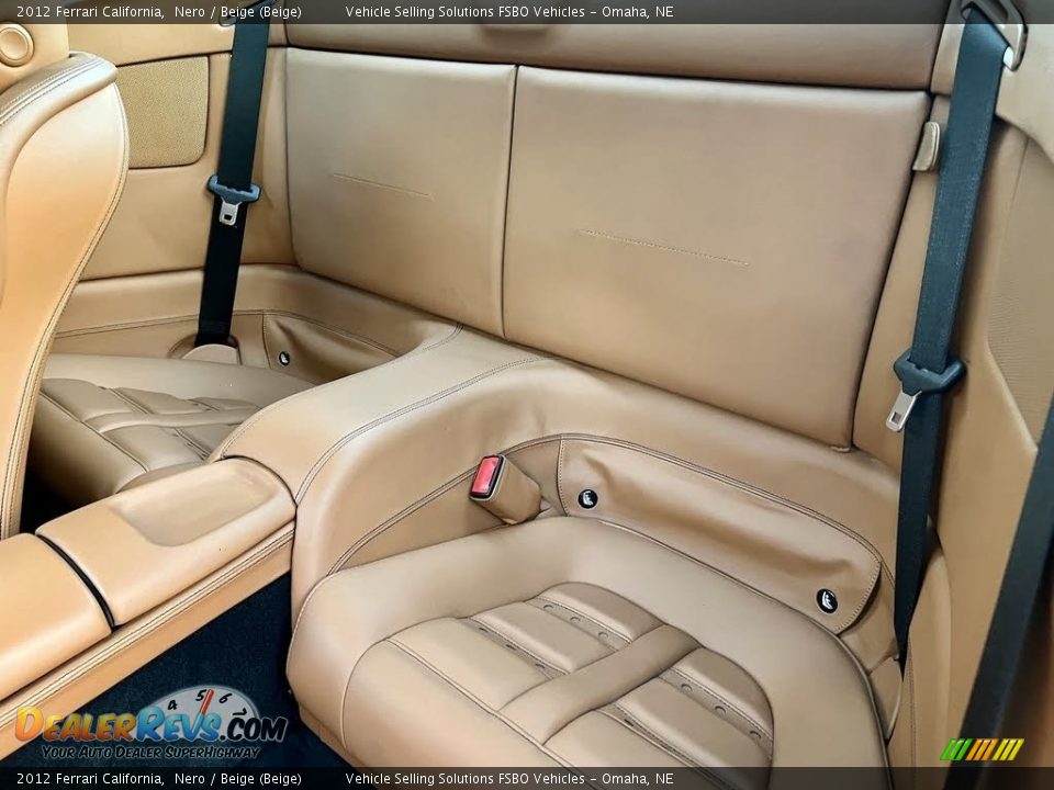 Rear Seat of 2012 Ferrari California  Photo #12