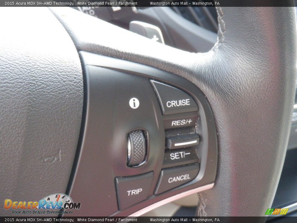 2015 Acura MDX SH-AWD Technology Steering Wheel Photo #11