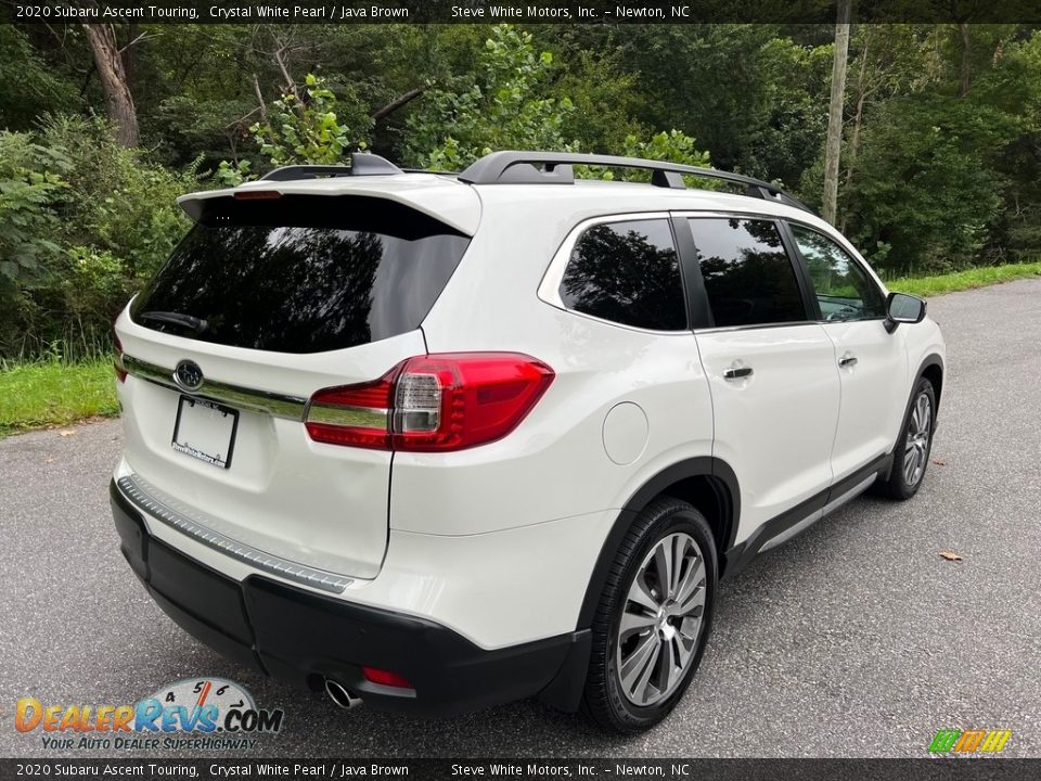 2020 Subaru Ascent Touring Crystal White Pearl / Java Brown Photo #7