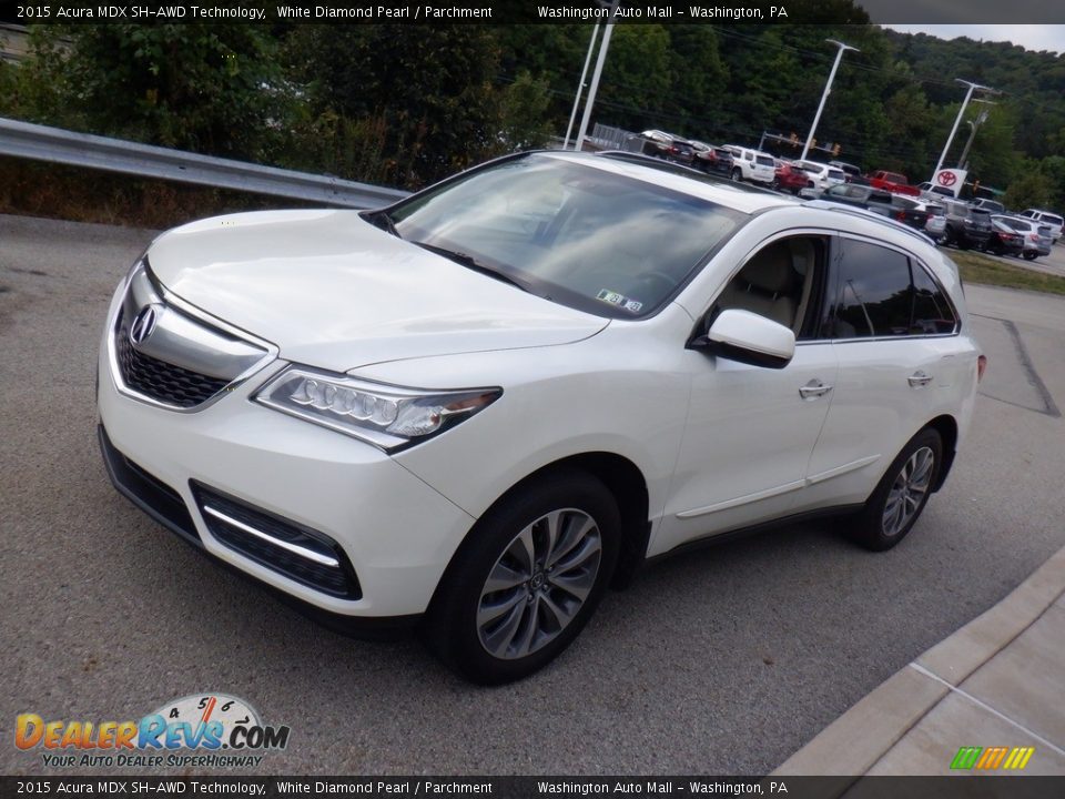 White Diamond Pearl 2015 Acura MDX SH-AWD Technology Photo #15