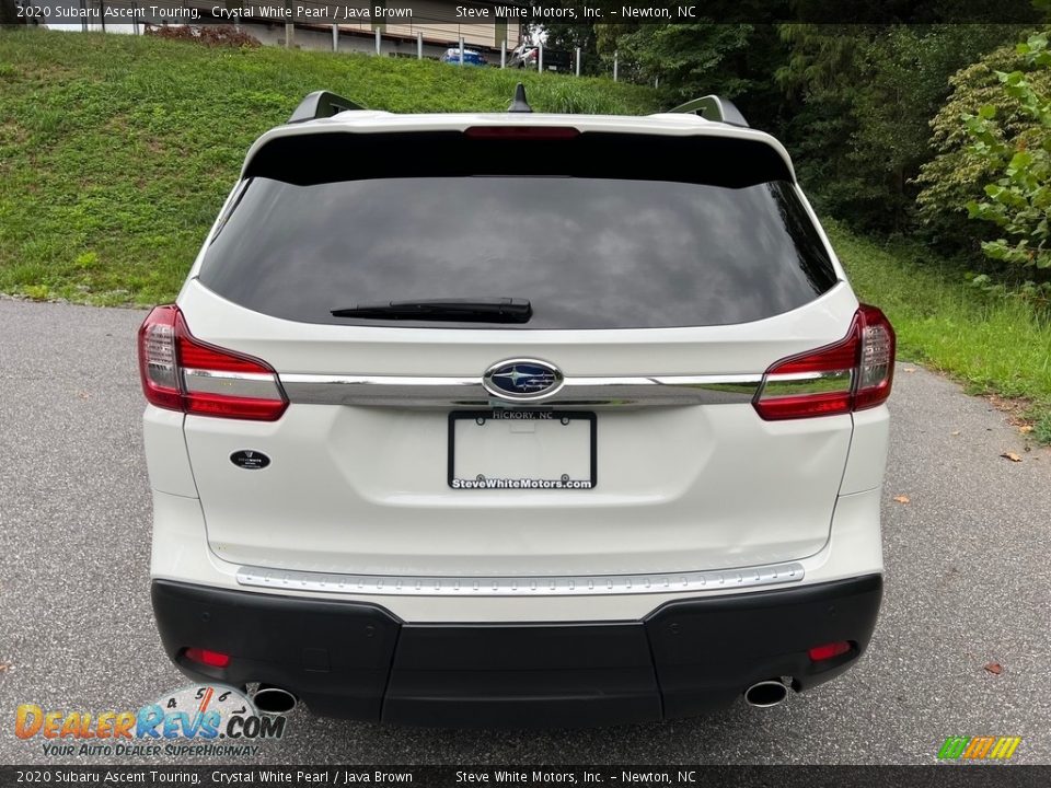 2020 Subaru Ascent Touring Crystal White Pearl / Java Brown Photo #8