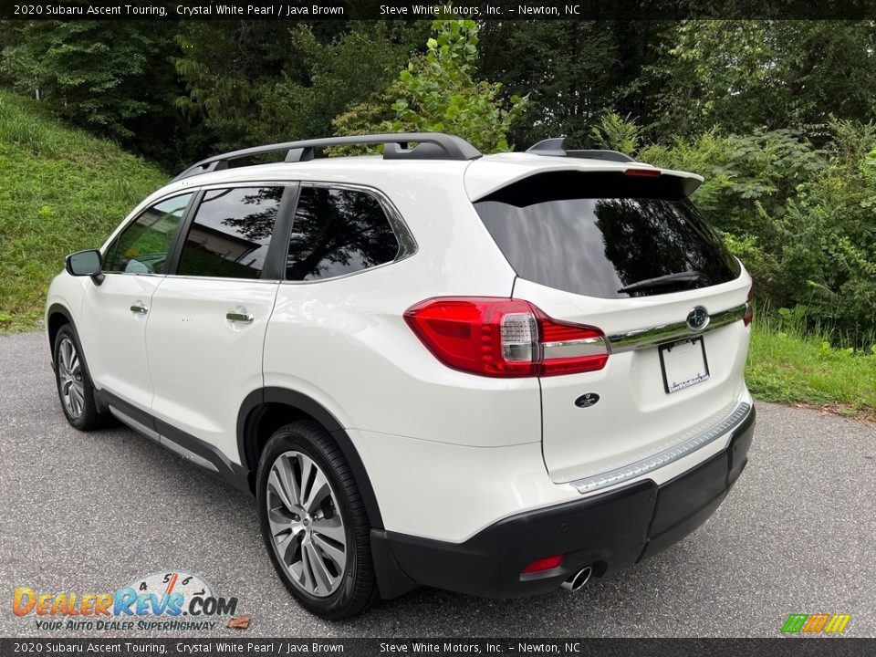 2020 Subaru Ascent Touring Crystal White Pearl / Java Brown Photo #9