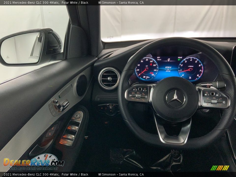 2021 Mercedes-Benz GLC 300 4Matic Polar White / Black Photo #24