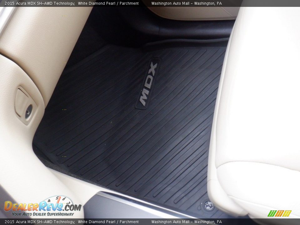 2015 Acura MDX SH-AWD Technology White Diamond Pearl / Parchment Photo #29