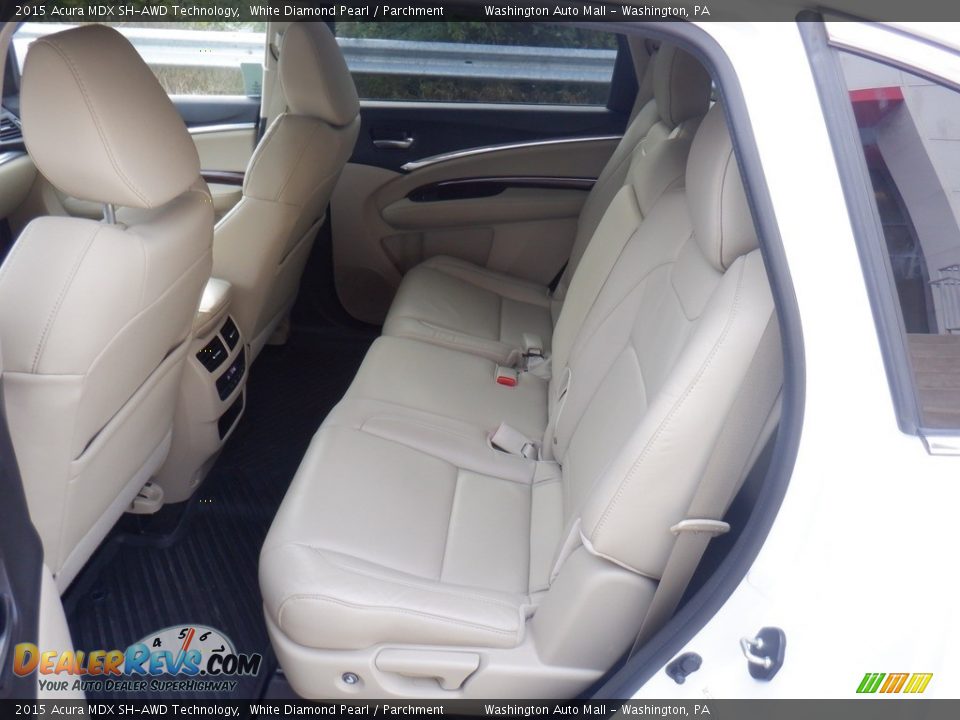 Rear Seat of 2015 Acura MDX SH-AWD Technology Photo #30