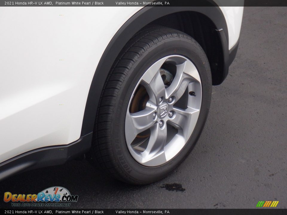 2021 Honda HR-V LX AWD Platinum White Pearl / Black Photo #2