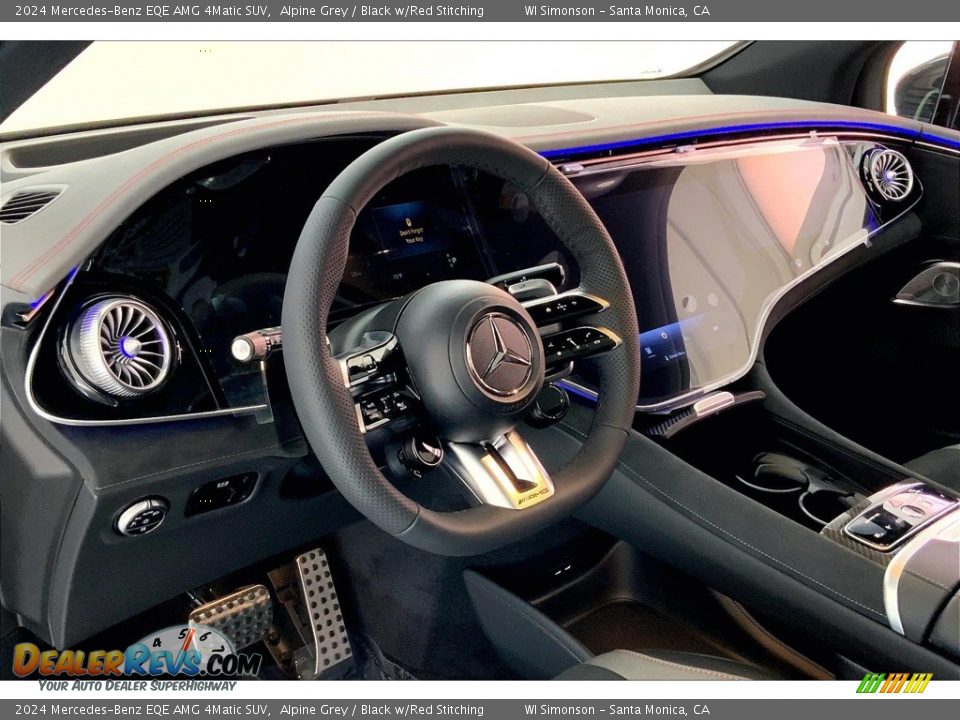 Dashboard of 2024 Mercedes-Benz EQE AMG 4Matic SUV Photo #4