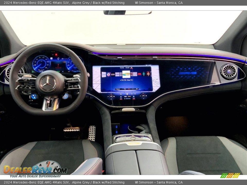 Dashboard of 2024 Mercedes-Benz EQE AMG 4Matic SUV Photo #6