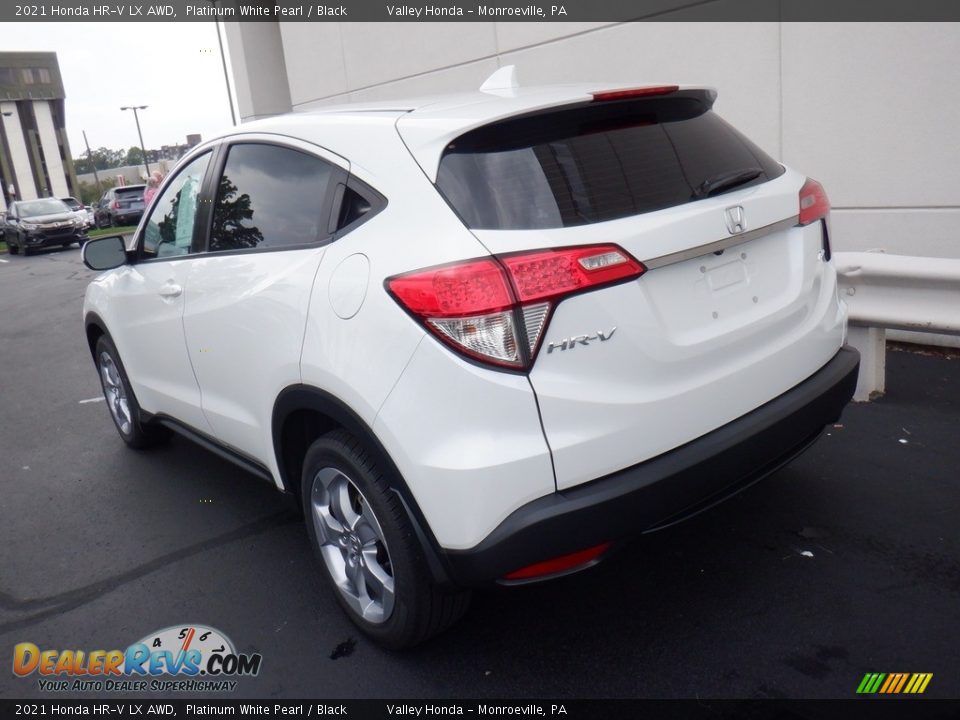 2021 Honda HR-V LX AWD Platinum White Pearl / Black Photo #8