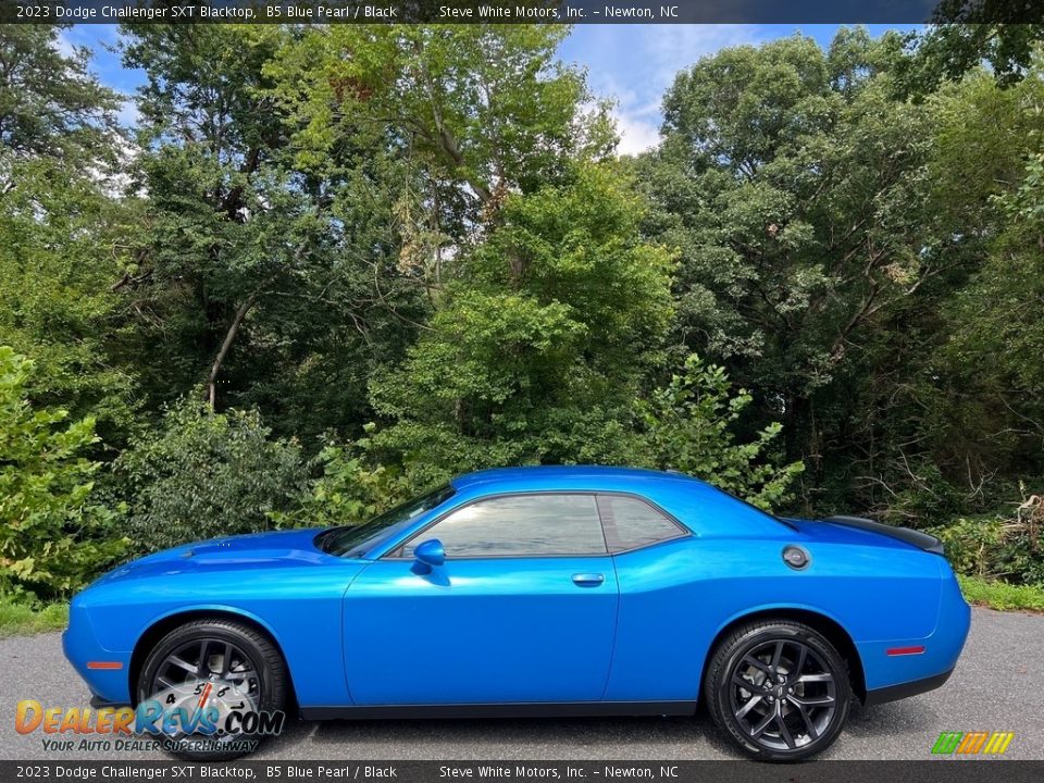 B5 Blue Pearl 2023 Dodge Challenger SXT Blacktop Photo #1