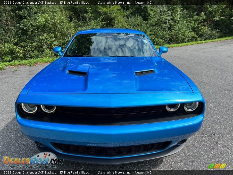 2023 Dodge Challenger SXT Blacktop B5 Blue Pearl / Black Photo #3