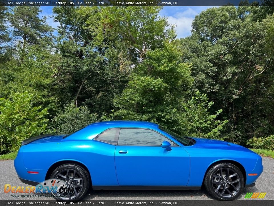 B5 Blue Pearl 2023 Dodge Challenger SXT Blacktop Photo #5