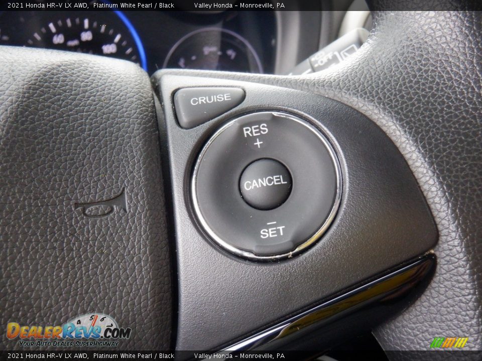 2021 Honda HR-V LX AWD Platinum White Pearl / Black Photo #20