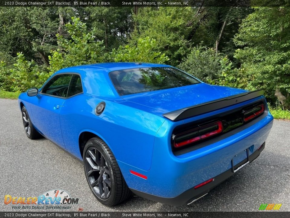 2023 Dodge Challenger SXT Blacktop B5 Blue Pearl / Black Photo #8