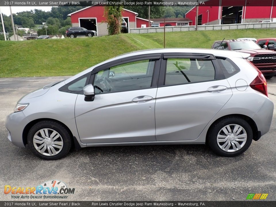 2017 Honda Fit LX Lunar Silver Pearl / Black Photo #2