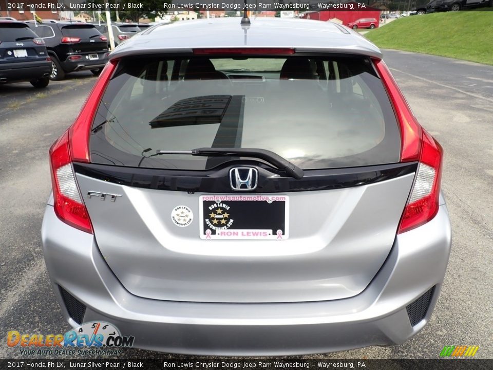 2017 Honda Fit LX Lunar Silver Pearl / Black Photo #4