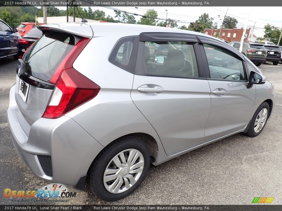 2017 Honda Fit LX Lunar Silver Pearl / Black Photo #6