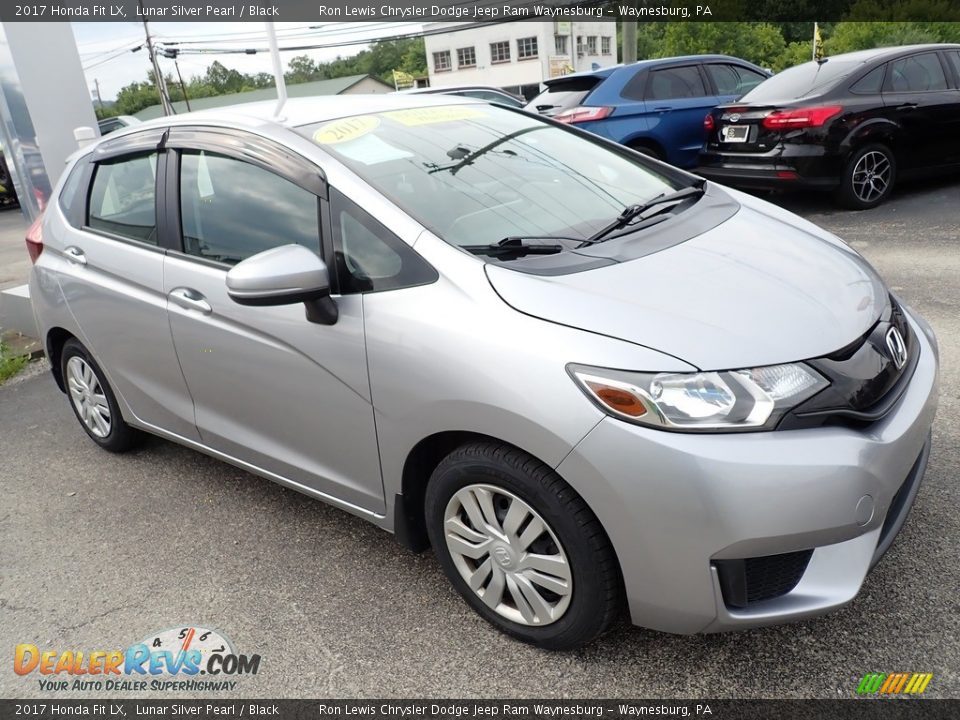 2017 Honda Fit LX Lunar Silver Pearl / Black Photo #8