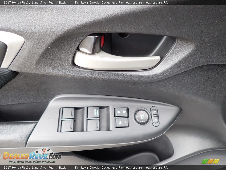 2017 Honda Fit LX Lunar Silver Pearl / Black Photo #14