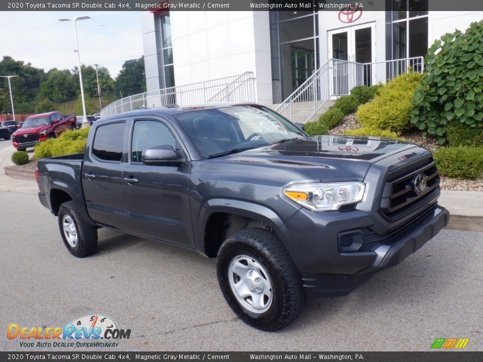 2020 Toyota Tacoma SR Double Cab 4x4 Magnetic Gray Metallic / Cement Photo #1