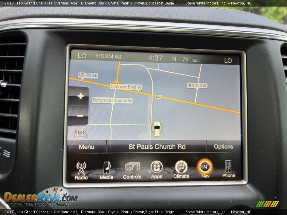 Navigation of 2017 Jeep Grand Cherokee Overland 4x4 Photo #27