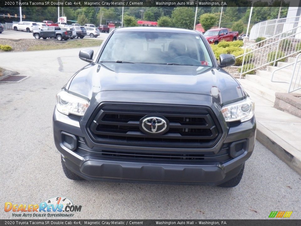 2020 Toyota Tacoma SR Double Cab 4x4 Magnetic Gray Metallic / Cement Photo #8