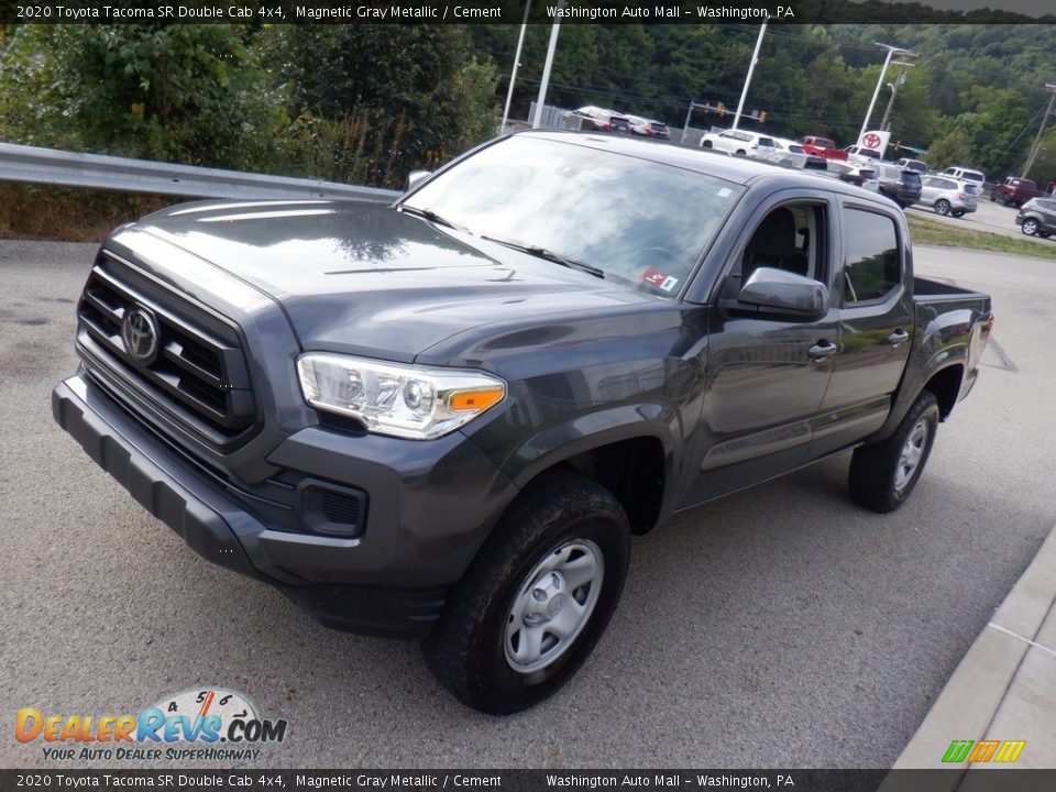 2020 Toyota Tacoma SR Double Cab 4x4 Magnetic Gray Metallic / Cement Photo #9