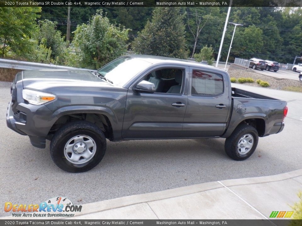 2020 Toyota Tacoma SR Double Cab 4x4 Magnetic Gray Metallic / Cement Photo #10