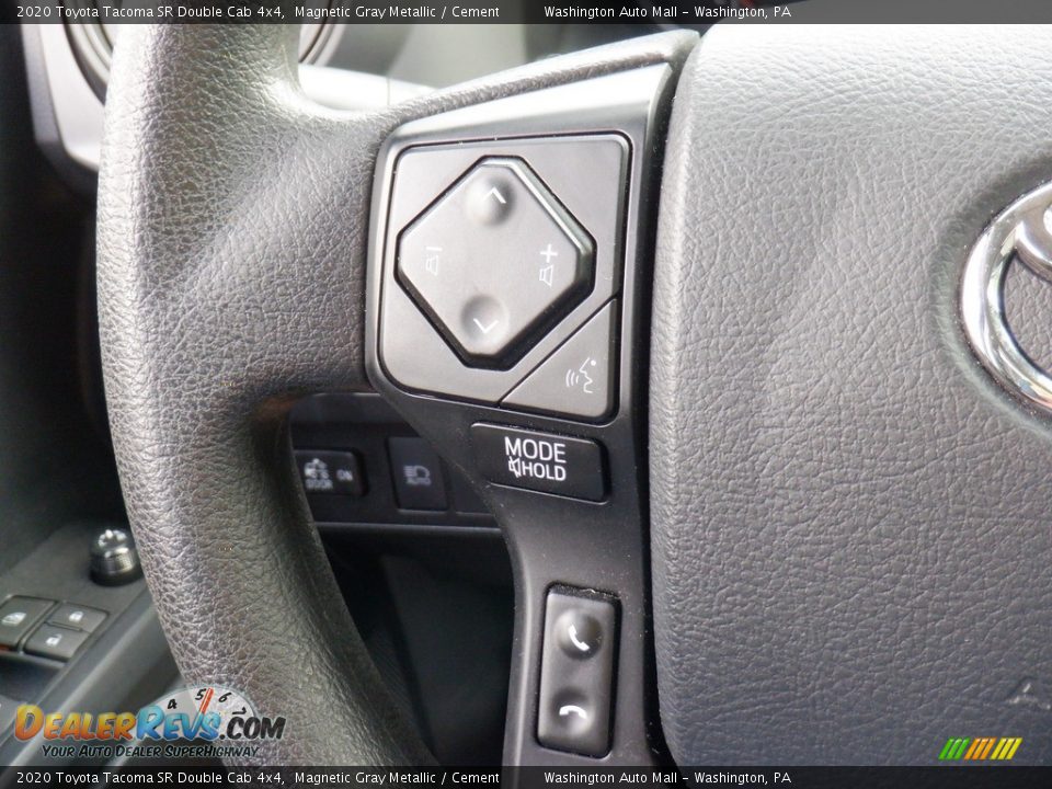 2020 Toyota Tacoma SR Double Cab 4x4 Magnetic Gray Metallic / Cement Photo #11
