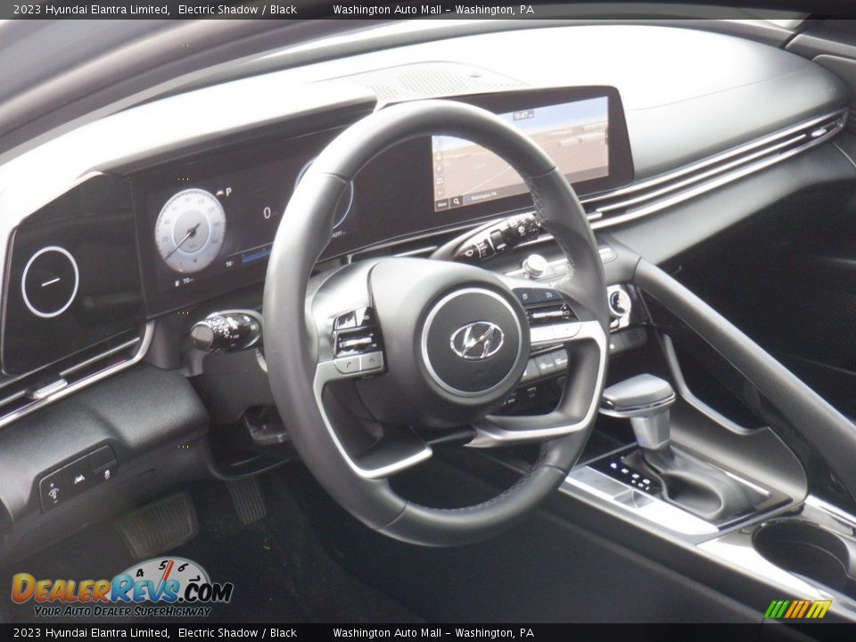 Dashboard of 2023 Hyundai Elantra Limited Photo #12