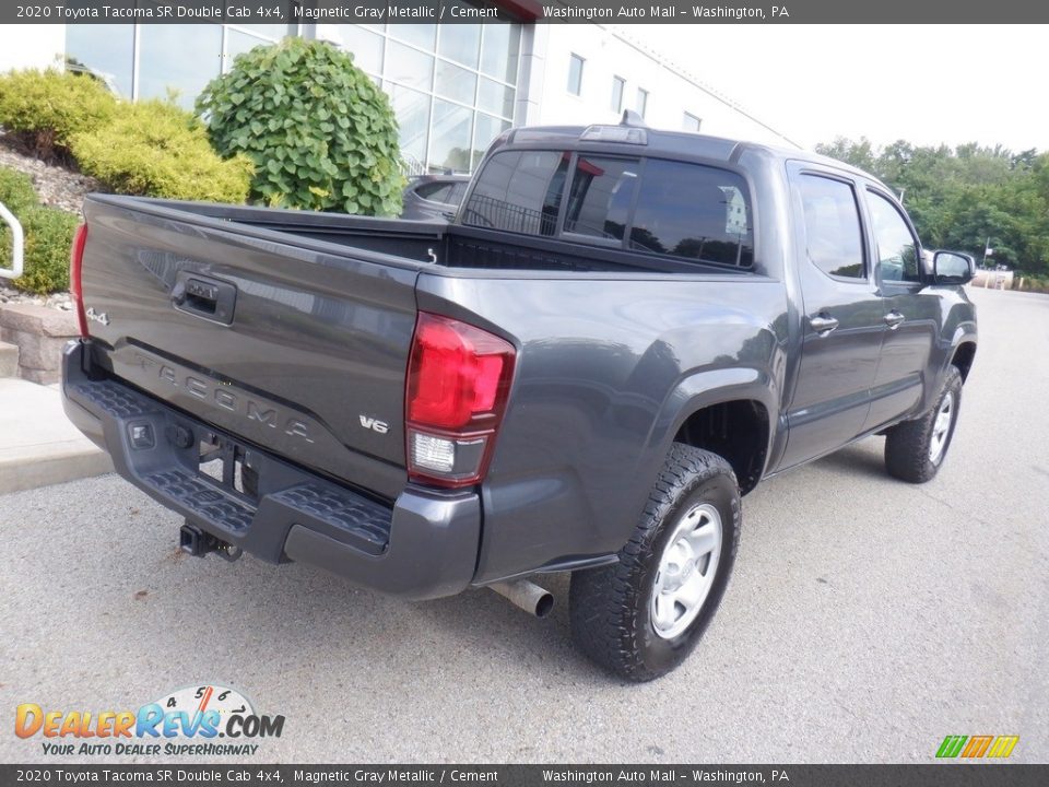 2020 Toyota Tacoma SR Double Cab 4x4 Magnetic Gray Metallic / Cement Photo #17