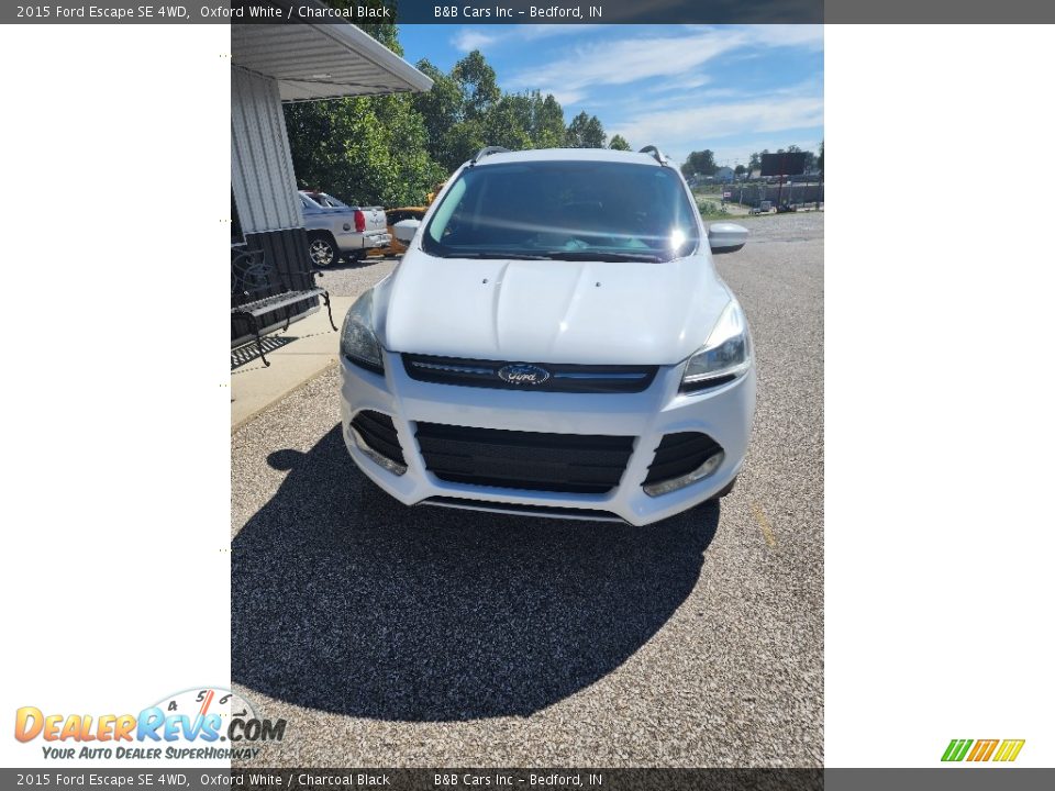 2015 Ford Escape SE 4WD Oxford White / Charcoal Black Photo #3