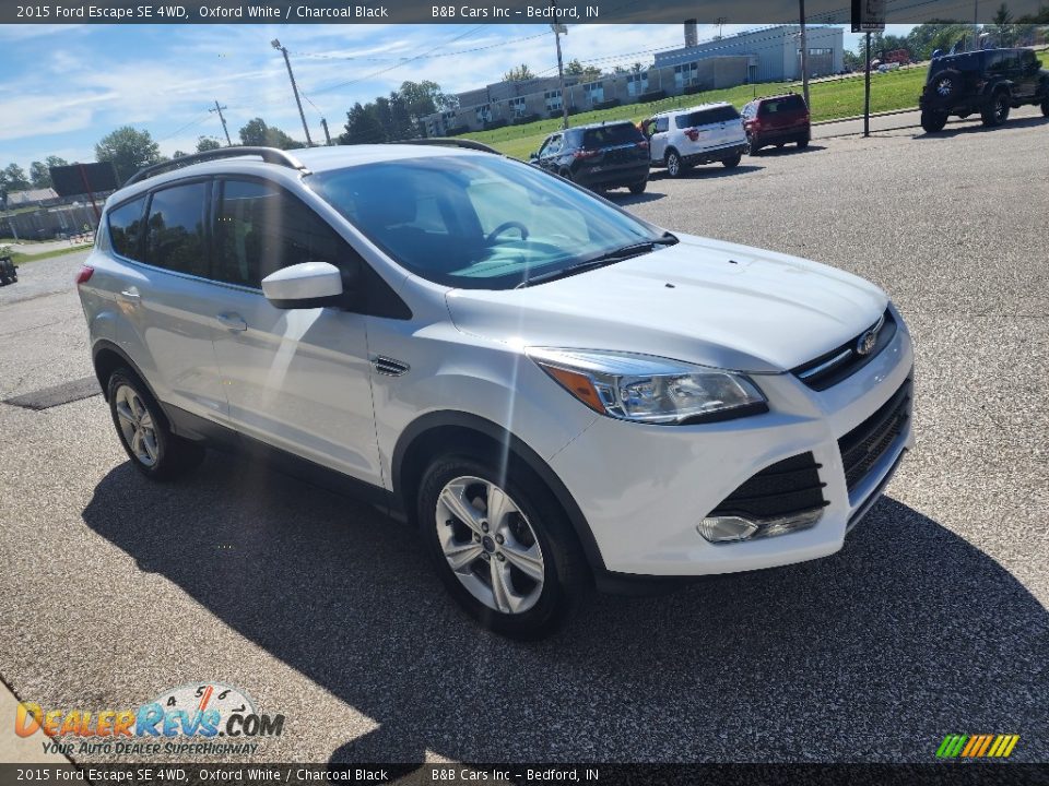 2015 Ford Escape SE 4WD Oxford White / Charcoal Black Photo #5