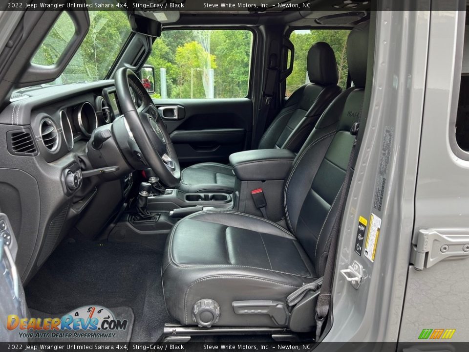 Front Seat of 2022 Jeep Wrangler Unlimited Sahara 4x4 Photo #11