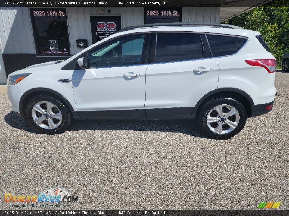 2015 Ford Escape SE 4WD Oxford White / Charcoal Black Photo #9