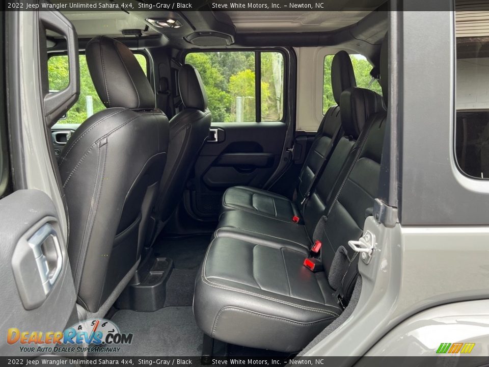 Rear Seat of 2022 Jeep Wrangler Unlimited Sahara 4x4 Photo #14