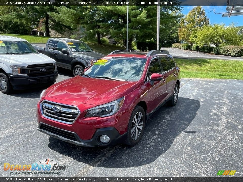 2018 Subaru Outback 2.5i Limited Crimson Red Pearl / Ivory Photo #1