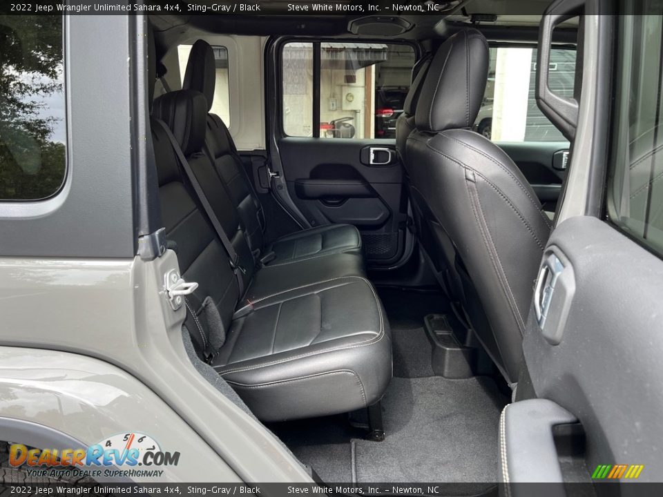 Rear Seat of 2022 Jeep Wrangler Unlimited Sahara 4x4 Photo #17