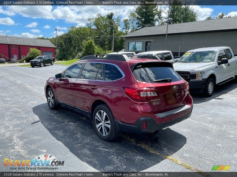 2018 Subaru Outback 2.5i Limited Crimson Red Pearl / Ivory Photo #2