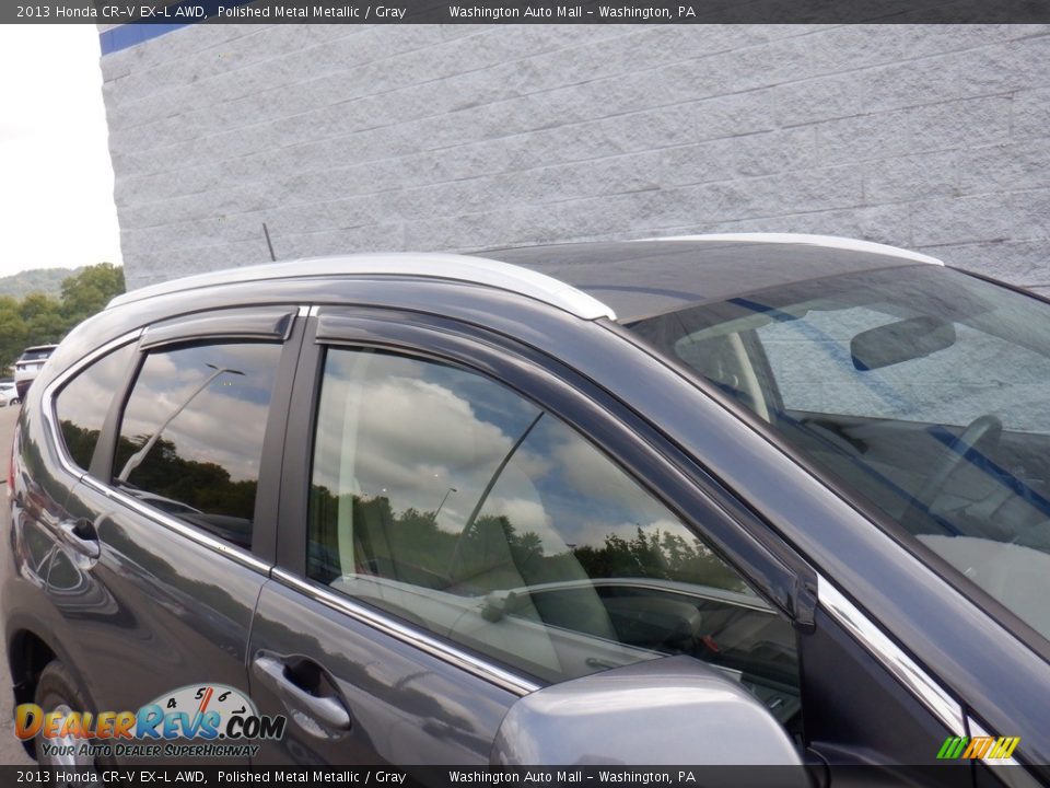 2013 Honda CR-V EX-L AWD Polished Metal Metallic / Gray Photo #4